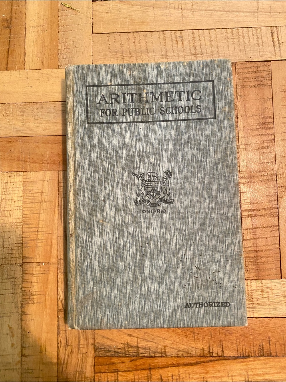 1920’s Arithmetic Hardcover Book